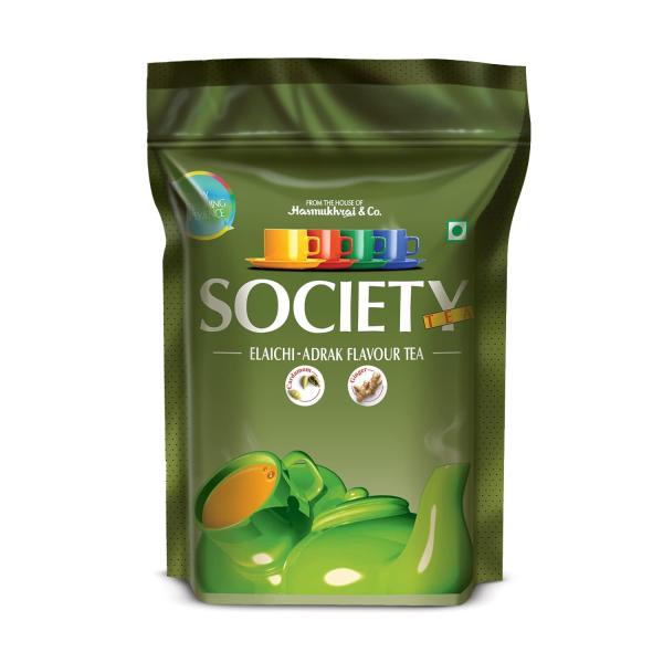 Society Elaichi Adrak Chai | 250 g Pouch | Pack of 1 | Society Tea | Ginger & Cardamom