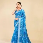 Cotton Linen Saree
