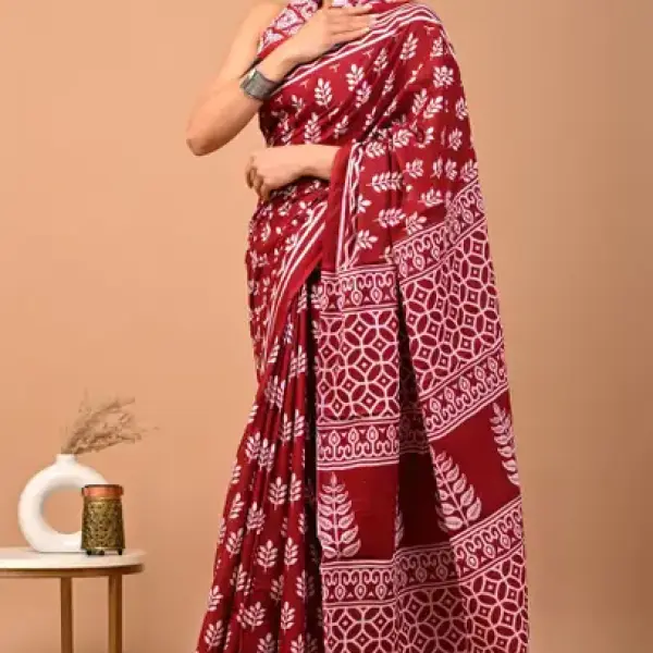 Pure Cotton Women Saree