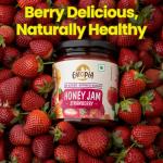 Eatopia Strawberry Honey Jam | 100% Pure & Natural | Healthy Jam for Kids & Adults