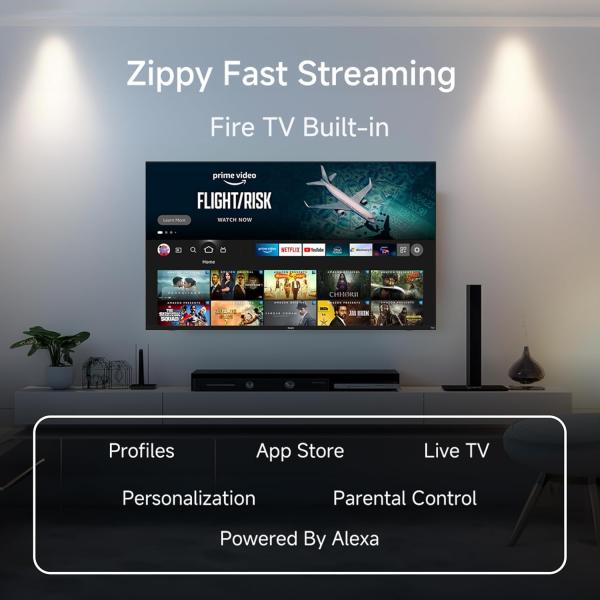 Redmi Xiaomi 138 cm (55 inch) F Series UHD 4K Smart LED Fire TV L55MA-FVIN (Black)