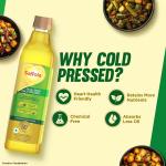 Saffola Cold Pressed Oil, Goodness of 2 - Groundnut & Safflower