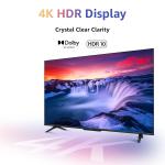 MI Xiaomi 108 cm (43 inches) A Pro 4K Dolby Vision Smart Google LED TV L43MA-AUIN (Black)