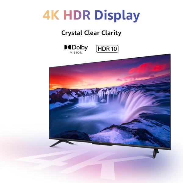 MI Xiaomi 108 cm (43 inches) A Pro 4K Dolby Vision Smart Google LED TV L43MA-AUIN (Black)