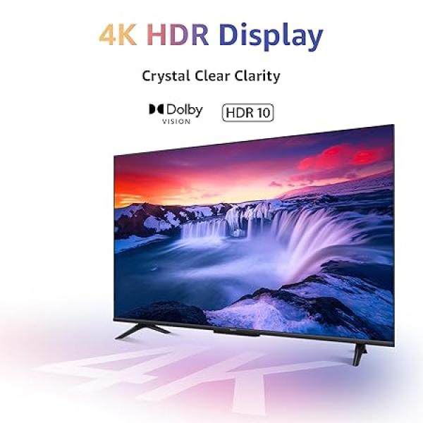 MI Xiaomi 108 cm (43 inches) A Pro 4K Dolby Vision Smart Google LED TV L43MA-AUIN (Black)