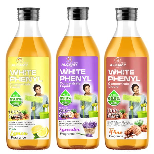ARSHI A ALCAMY LIFE Disinfectant White Phenyl Concentrate Liquid