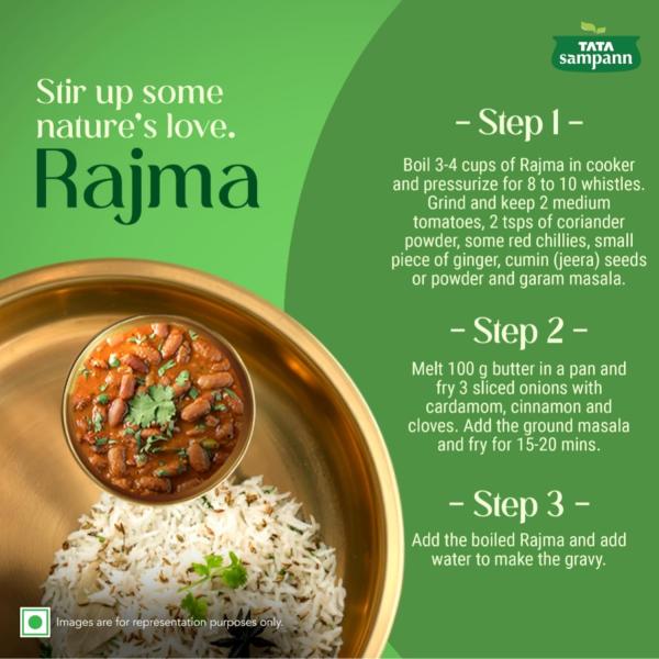 Tata Sampann Unpolished Rajma, 500g