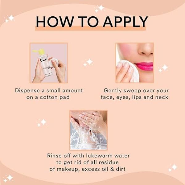 SUGAR POP Micellar Cleansing Water - Makeup Remover for all Skin Types