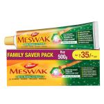 Dabur Meswak Complete Oral Care Toothpaste - 500g (2 x 200g + 1 x100g) | Complete Oral & Gum Care Toothpaste