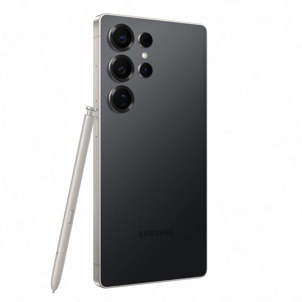 Samsung Galaxy S25 Ultra 5G AI Smartphone (Titanium Black, 12GB RAM, 256GB Storage), 200MP Camera, S Pen Included, Long Battery Life