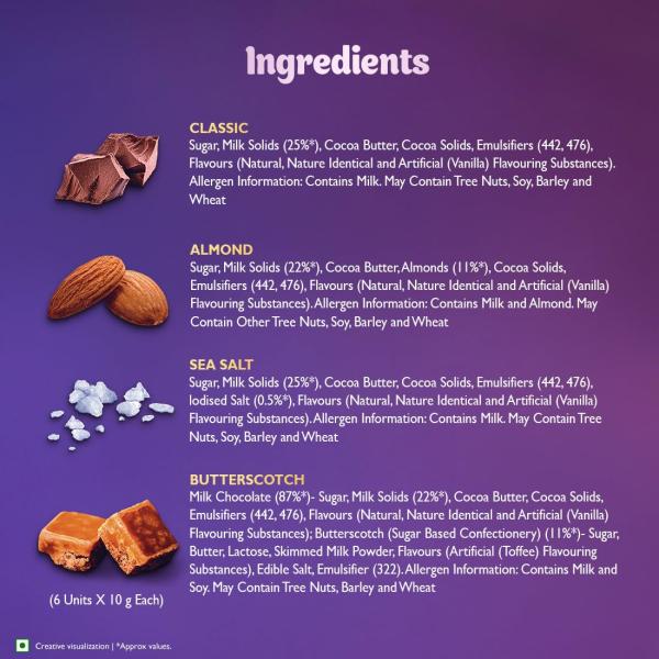 Cadbury Dairy Milk Silk Miniatures Premium Assorted Chocolate Gift pack, 240 g