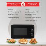 LG 32L Scan to Cook Wi-Fi Enabled Charcoal Convection Healthy Microwave Oven(Motorised Rotisserie for Bar-be-queing at home Diet Fry & 10Year Warranty on Charcoal Heater Black)