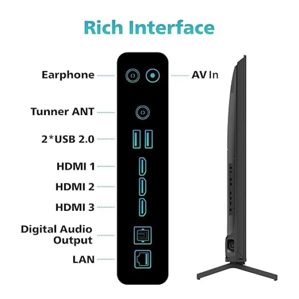 Philips 139 cm (55 inches) 8300 Series 4K Ultra HD Smart QLED Google TV 55PQT8300/94