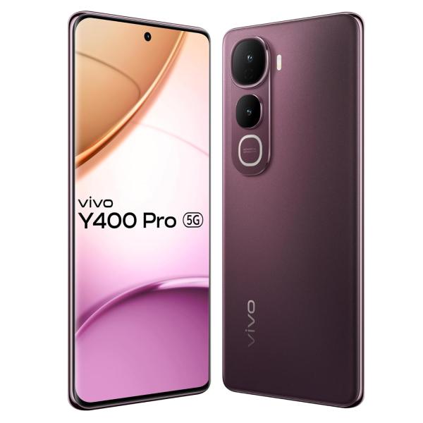 Vivo Y400 Pro 5G (Nebula Purple, 8GB RAM, 256GB Storage)