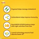 Saffola Gold Refined Cooking oil | Blend of Rice Bran & Sunflower oil | Helps Keeps Heart Healthy | 1 Litre jar