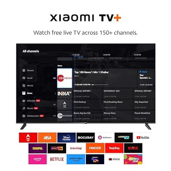 MI Xiaomi Smart TV A 80 cm (32) HD Ready Smart Google LED TV L32MA-AIN (Black)