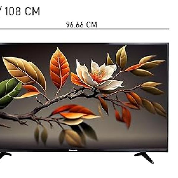 Panasonic 108 cm (43 Inches) 4K Ultra HD Smart Android LED TV TH-43MX700DX (Black) (2023 Model)
