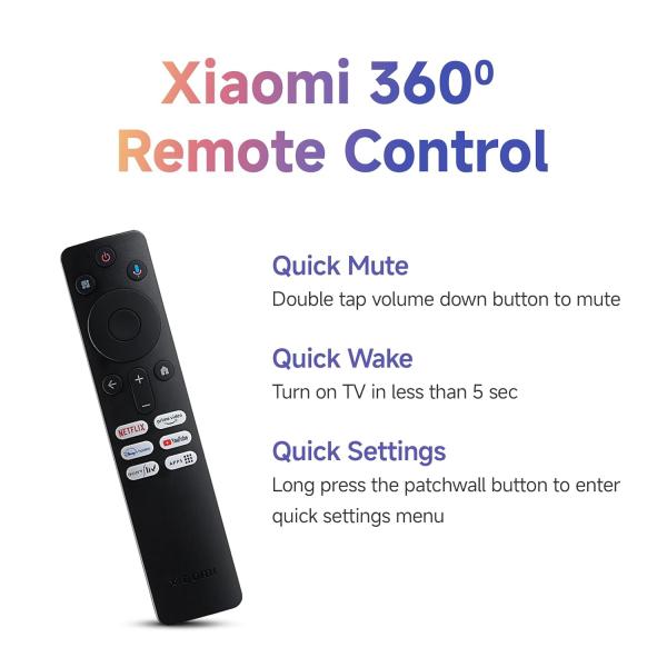 MI Xiaomi 108 cm (43 inches) A Pro 4K Dolby Vision Smart Google LED TV L43MA-AUIN (Black)