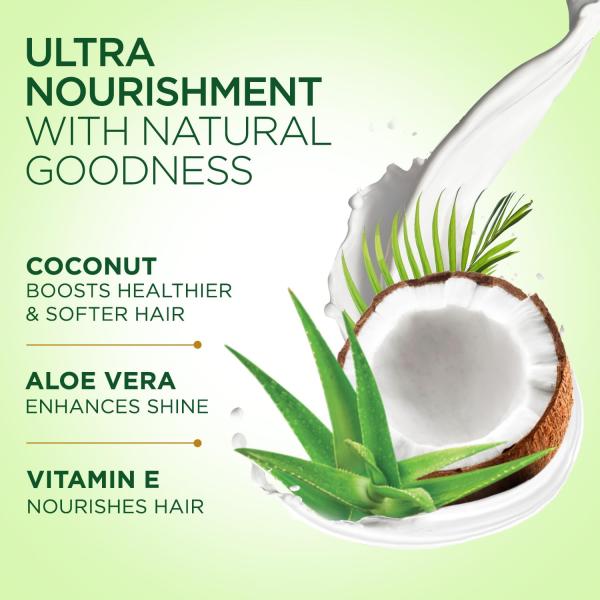 Parachute Advansed Coconut & Aloe Vera Hair Cream 210ml | Nourishes and Hydrates Hair | 2X Shiner, Smoother, Softer Hair | Leave-in Hair Cream | Pre-Wash Hair Cream | For Men & Women