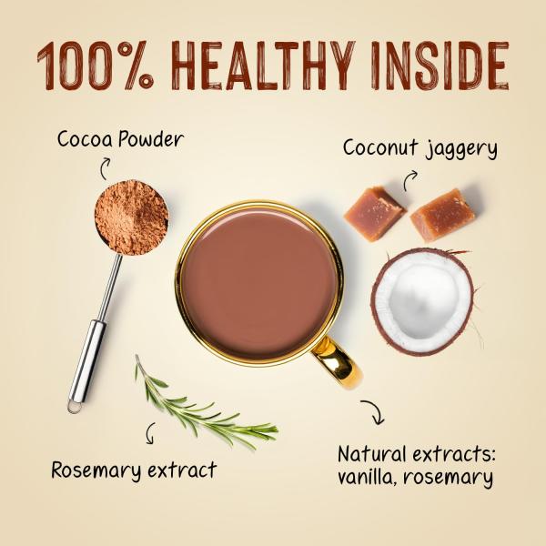 Mevano Hot Chocolate Mix Powder | Refined SUGAR FREE |