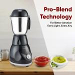 Cadlec Bullet 3 Jar Mixer Grinder | High-Power Motor Juicer | Blender & Mixer | Durable ABS Body | Multi-Function for Juicing, Blending & Grinding | 2-Year Warranty