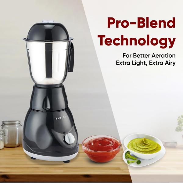 Cadlec Bullet 3 Jar Mixer Grinder | High-Power Motor Juicer | Blender & Mixer | Durable ABS Body | Multi-Function for Juicing, Blending & Grinding | 2-Year Warranty