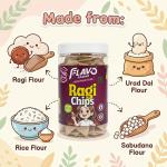 FlavoFarm Ragi Chips – Cream & Onion Flavour 150g