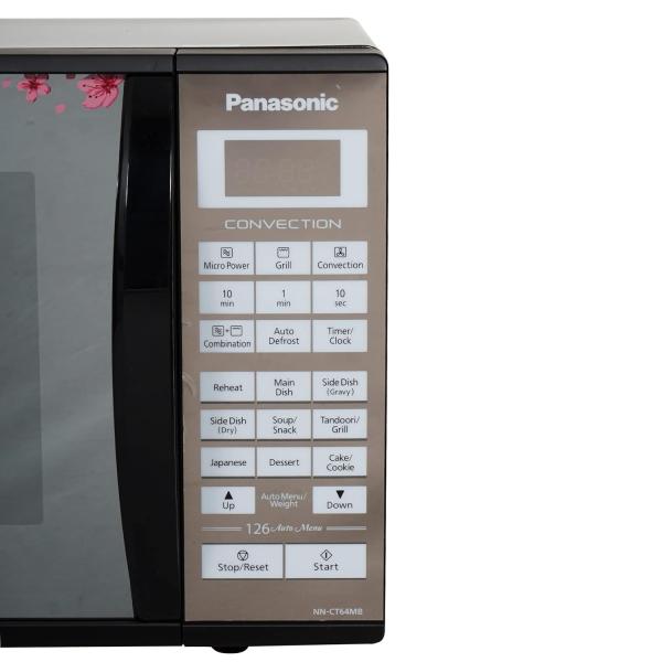 Panasonic 27 Litres Convection Microwave Oven (Floral Mirror Finish, NN-CT64MBFDG, Floral Mirror Finish)
