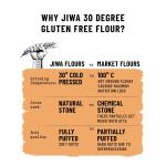 Jiwa 30 Degree Gluten Free Flour/Atta | Patented Cold Pressed Flour