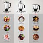 Prestige Endura 1000 Watt Mixer Grinder with 6 Jars
