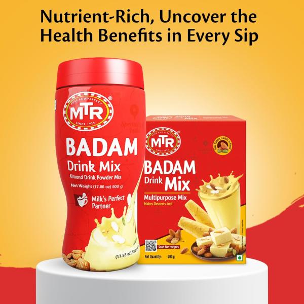 MTR Badam Drink Mix Pet Jar 500g