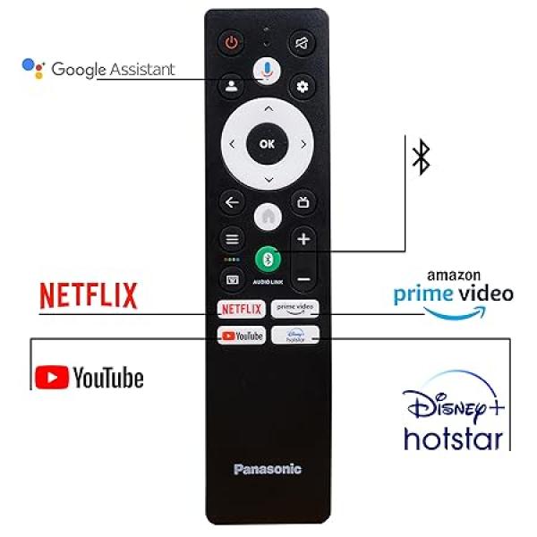 Panasonic 108 cm (43 Inches) 4K Ultra HD Smart Android LED TV TH-43MX700DX (Black) (2023 Model)