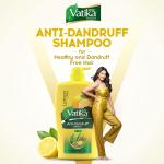 Dabur Vatika Lemon Anti-Dandruff Shampoo - 1 L | Reduces Dandruff from 1st Wash | Moisturises Scalp | Provides Gentle Cleansing, Conditioning &...