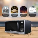 Godrej 30 L Convection Microwave Oven With Rotisserie, Stainless Steel Cavity, Dual Grill Technology and 375 Instacook Menus (GME 530 CR1 SZ, Black)