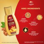 Dabur Almond Hair Oil - 580ml(290ml*2) | Provides Damage Protection | Non Sticky Formula | For Soft & Shiny Hair | With Almonds, Keratin Protein, Soya Protein & 10X Vitamin E