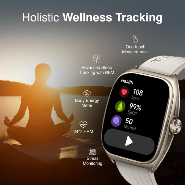 Titan Evolution Smartwatch Comes with 1.85” AMOLED Display with 390 * 450 Pixel Resolution