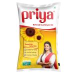 Priya Refined Sunflower Oil Pouch 850g