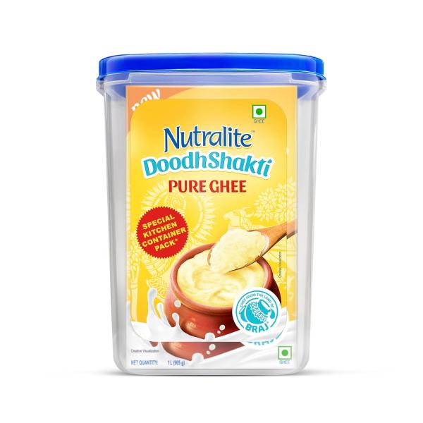 Nutralite Doodhshakti Pure Ghee With Jar| from Braj Bhoomi | 1 Litre
