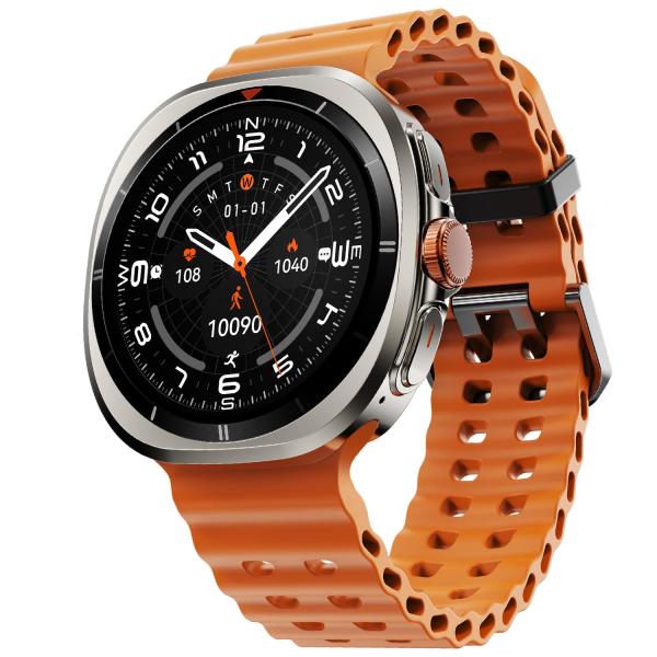Fire-Boltt Axiom Round Smart Watch 1.43″ Super AMOLED Display with Always‑On Mode, Bluetooth Calling,