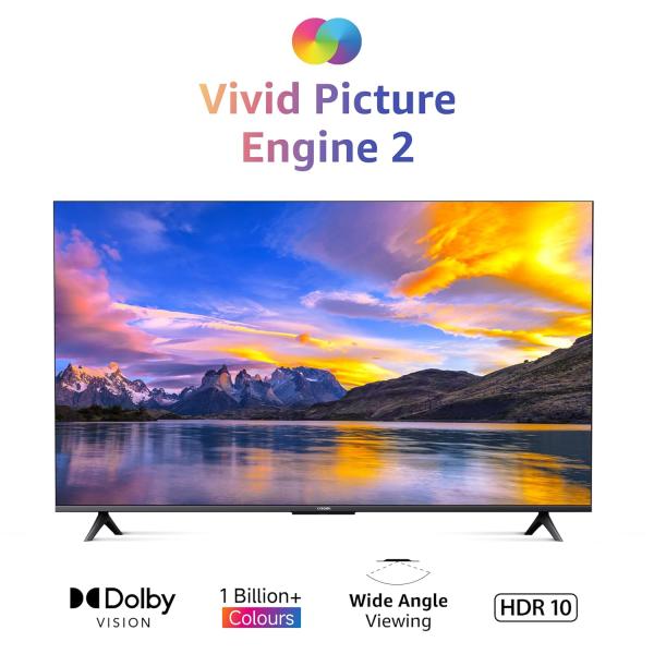 MI Xiaomi 108 cm (43 inches) A Pro 4K Dolby Vision Smart Google LED TV L43MA-AUIN (Black)