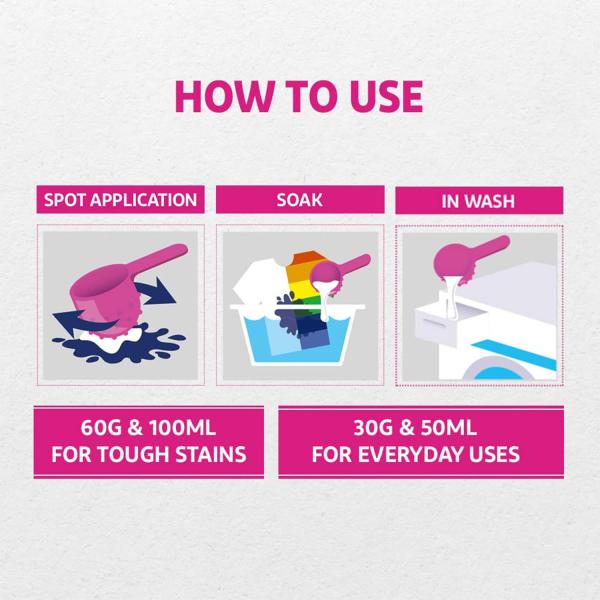 Vanish All in One Liquid Detergent Booster - 800 ml | Removes Stains, Whitens Whites and Brightens Colors