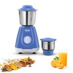 Maharaja Whiteline Smart Mixer Grinder | 500-watt | 20000 RPM Motor Speed | Air Ventilation System | Stainless-Steel Jars & Blades | Unique Jar Flow Breakers | 2 Year Motor Warranty |Blue