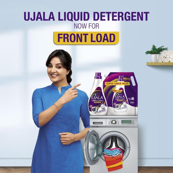 Ujala Front Load Liquid Detergent Mega Saver 4L Refill Pack |