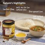 Two Brothers Organic Farms A2 Ghee (500 ml) |Glyphosate free|Free-grazed, Desi Gir Cows|