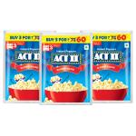 GROCERY  ACT II Popcorn IPC Classic Salted Combo Pack, 59G (Pack of 3)