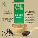 Pure Tree Certified Organic Black Pepper Powder | 250 g