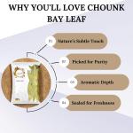 Chounk Tej Patta Leaves - 20g | Whole Tez Patta | Bayleaf