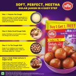 GROCERY MTR Gulab Jamun Mix, 160g / 175 grams (Buy 1 & Get 1 Free)
