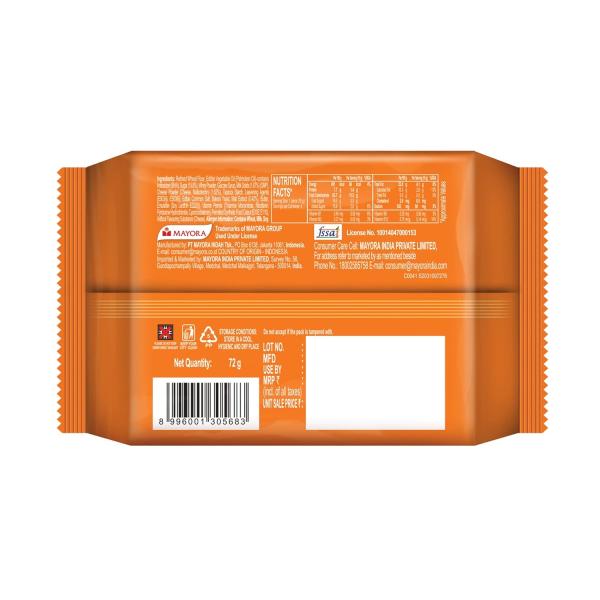 Malkist Cheese Flavoured Cracker Biscuits -72g - Pack of 8 (cheese)