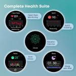 Fastrack Astor FR2 Pro 1.43" AMOLED Stainless Steel Smart Watch with SpO2, Heart Rate, BT Calling